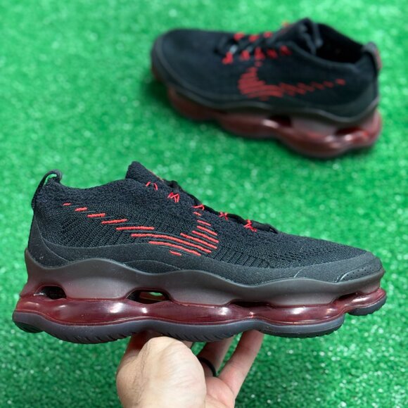 Nike Air Max Scorpion FK Black University Red Mens DJ4701-004 VNDS Sz 7
